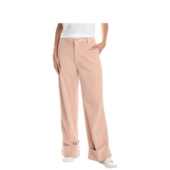 7 for All Mankind Corduroy Easy Trouser in Cameo Rose, size 30 NWT - Picture 3 of 8